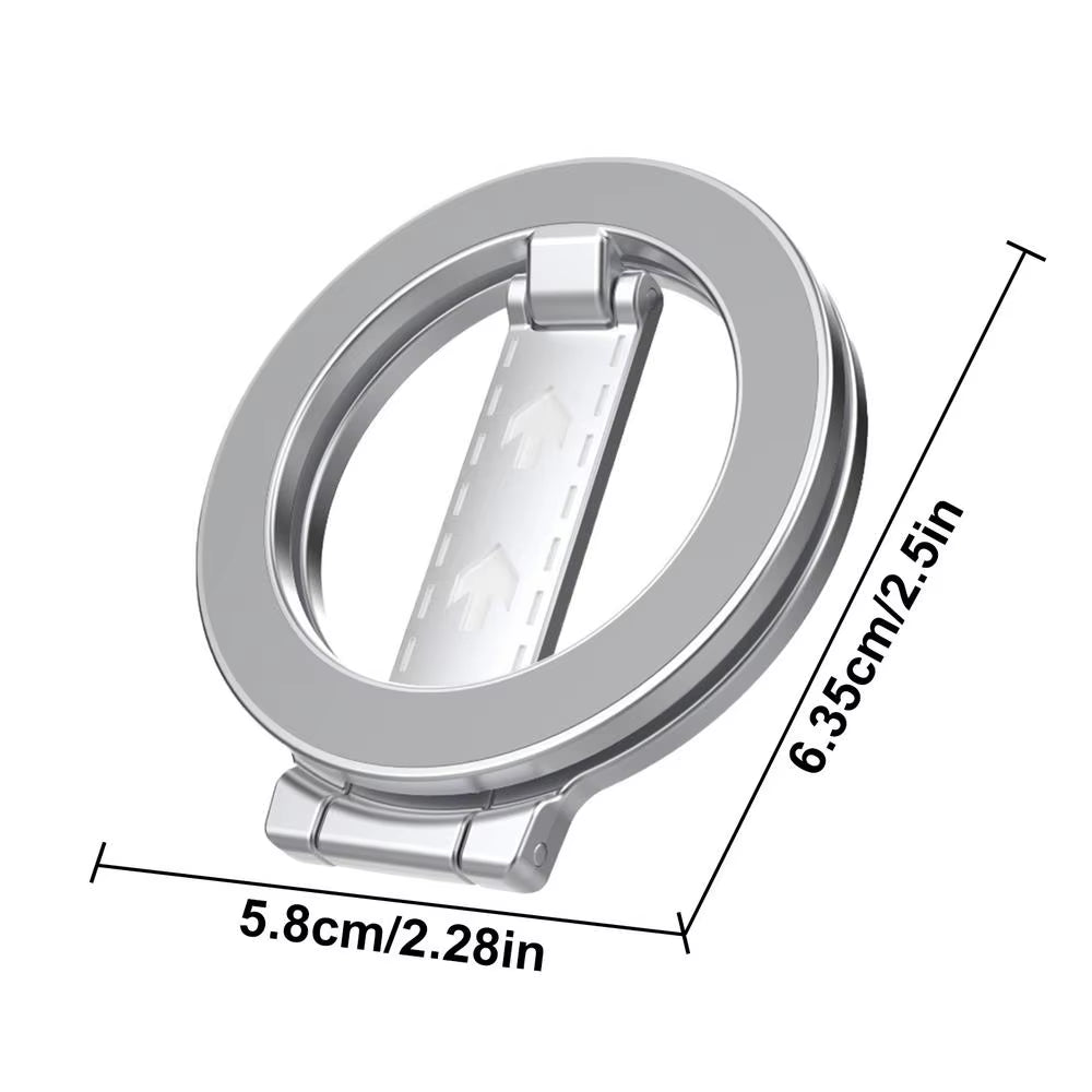 Magnetic Phone Holder – Rotatable 360° Desk Stand & Mount with Strong N52 Magnets, Multi-Angle Adjustable for All Smartphones (Navy Blue)