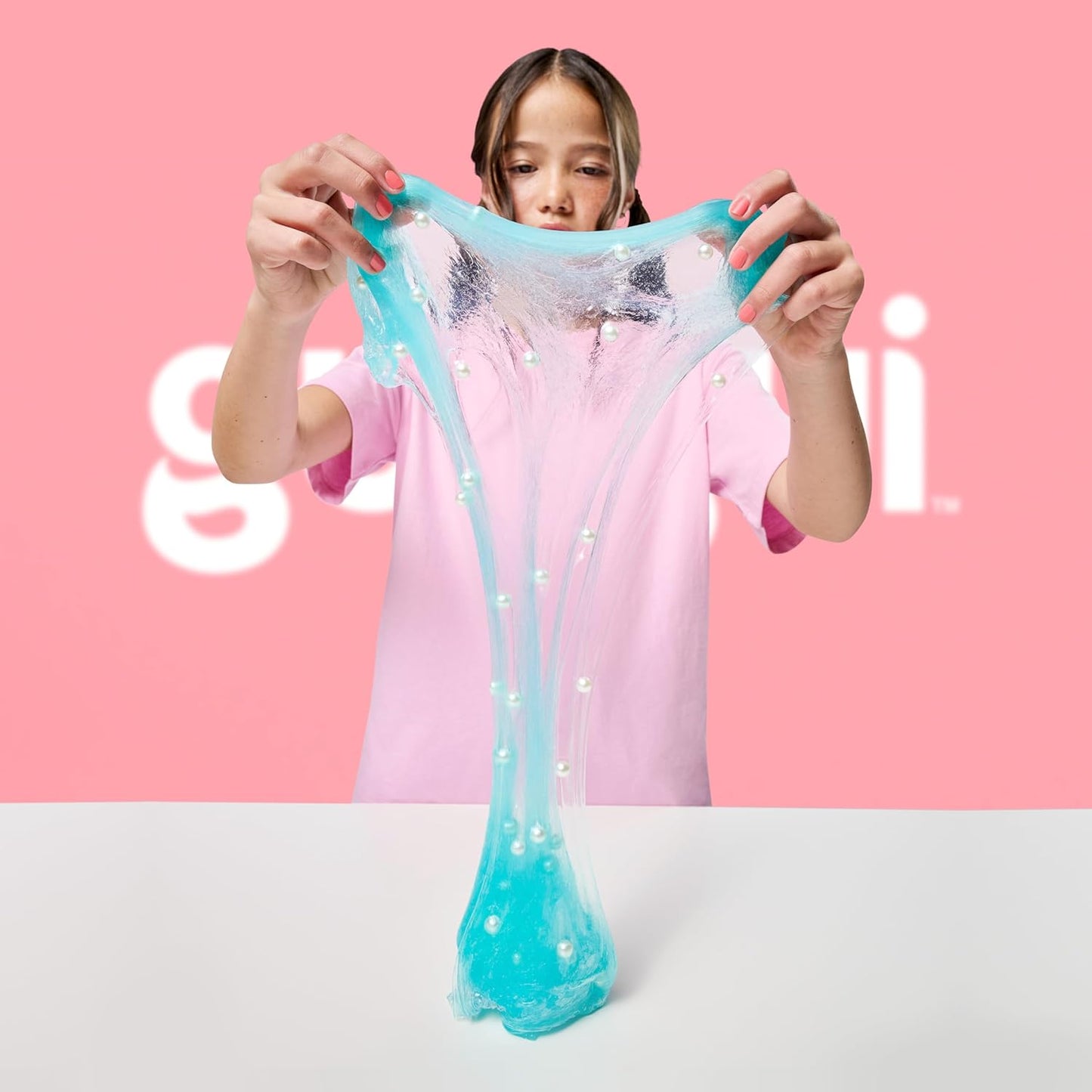 Slime Kit for Kids - Scented Shimmer Deluxe Duo Pack, Iridescent Slime for Kids, 5 Step DIY Process to Customize Your Ultimate Glow-Up, Resealable and Reusable Container, ASMR Experience