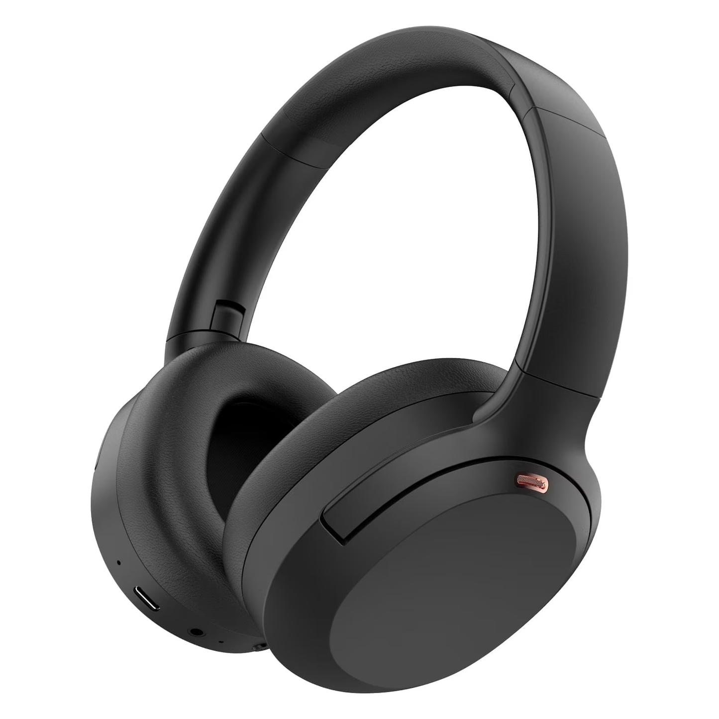 Active Noise Cancelling Headphones – -45dB, Bluetooth 5.4, 50H Playtime, 4 Mics, Black