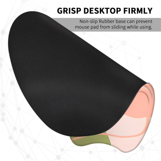 Ergonomic Mouse Pad with Wrist Rest – Memory Foam Support, Non-Slip Base, 9.64" x 8.26"