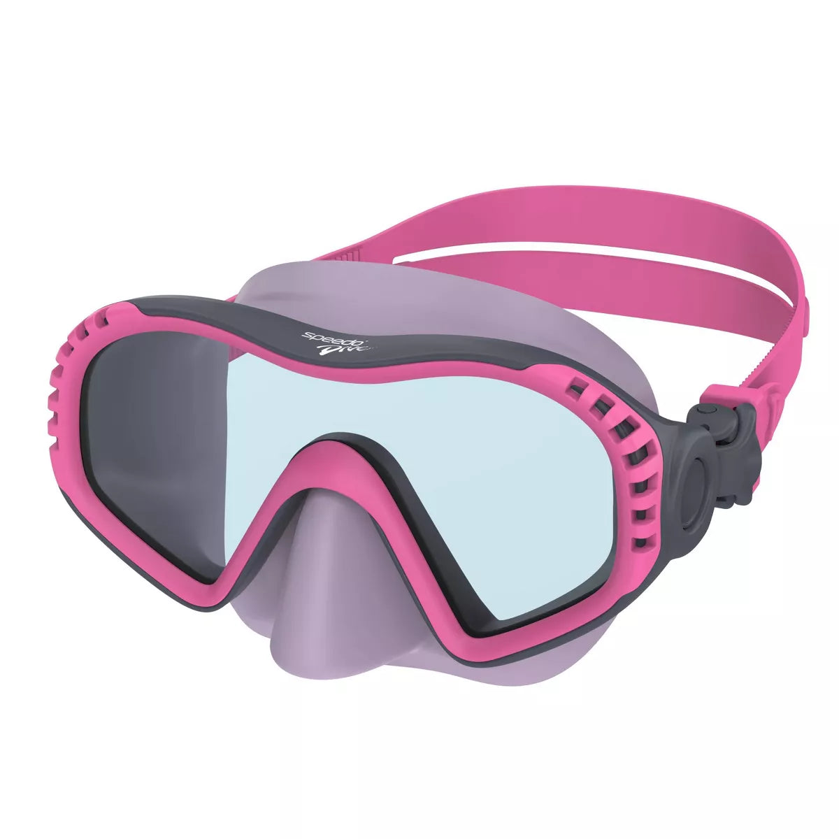 Speedo Junior Wave Watcher Swim Goggles - Tie Dye Kids Swimming Mask with Anti-Fog Lenses & UV Protection