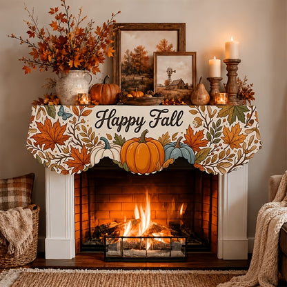 Happy Fall Pumpkin Table Runner, 78.74 x 19.69 in