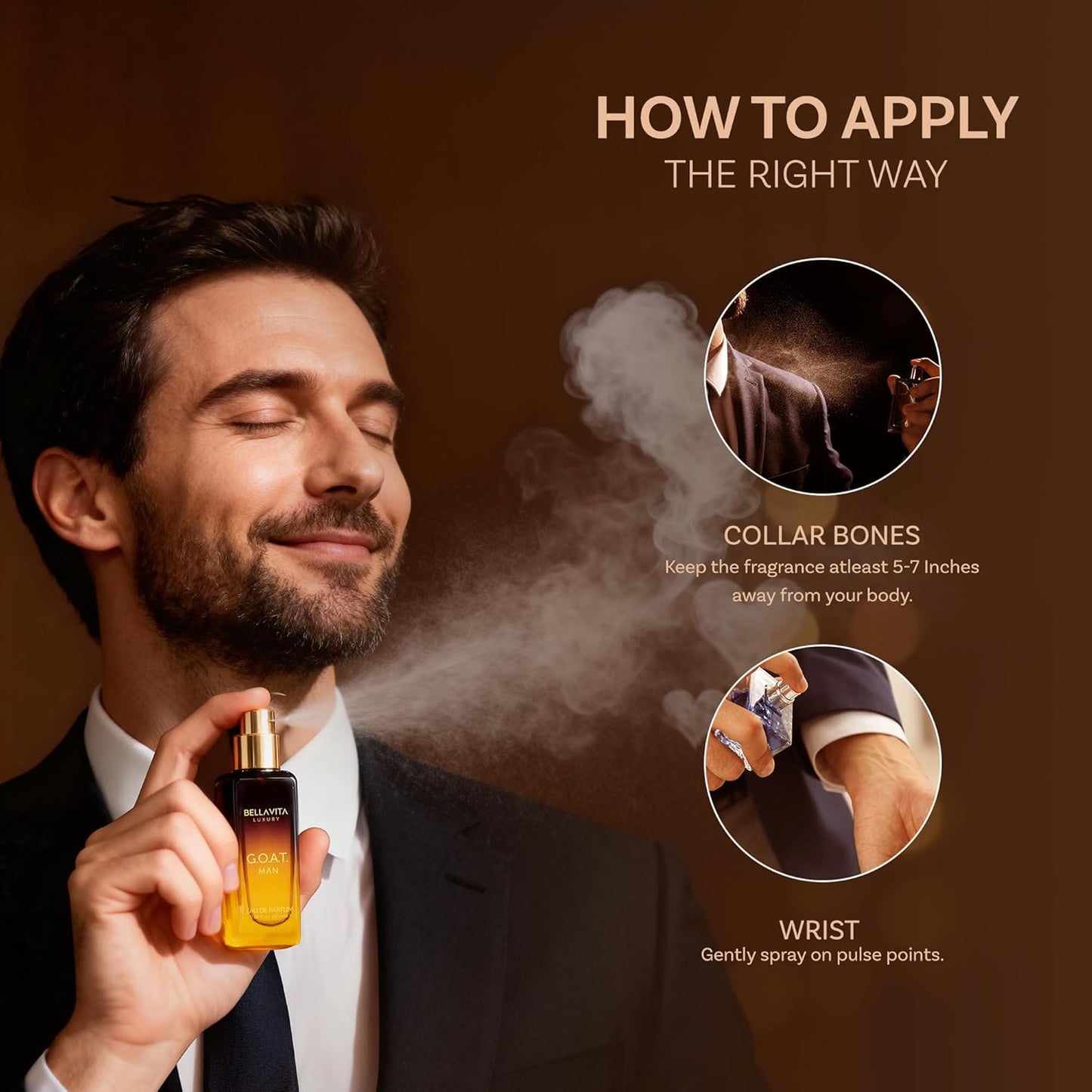 Bellavita Luxury Men'S Perfume Gift Set with CEO Man, G.O.A.T., Klub, and Oud | 80Ml | Perfume for Men | Lavender, Patchouli, Lemon, and Caramel Notes | Long Lasting Men'S Fragrance