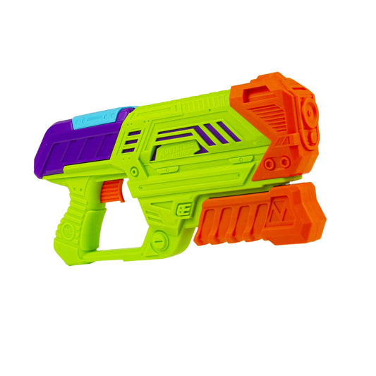 Pump-Action Water Blaster Toy, Power Pump Water Gun, Outdoor Summer Water Play Shooter, Green