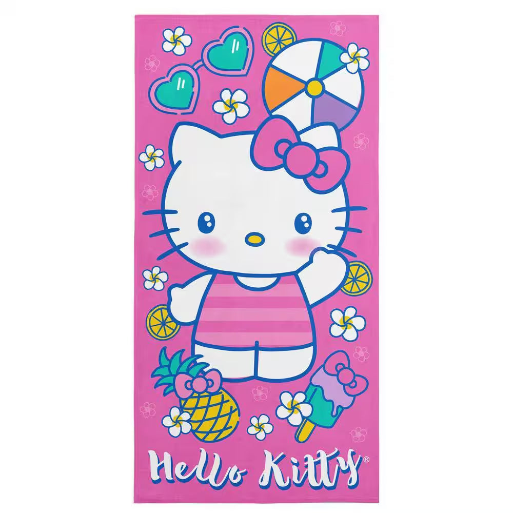 Sanrio Hello Kitty Vacay Kitty Microfiber Beach Towel