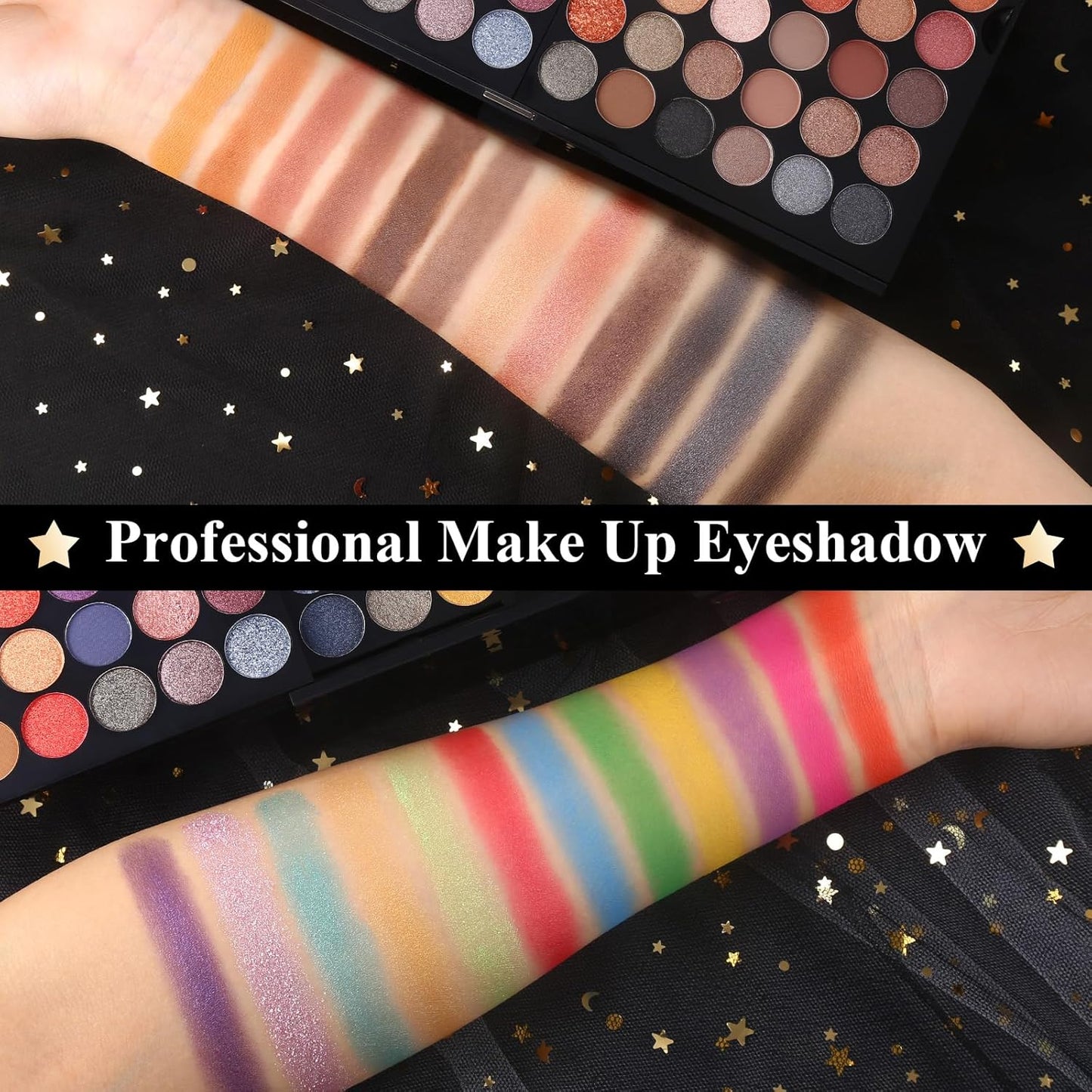 All-In-One Professional Makeup Kit – 144 Eyeshadows, Lip Gloss, Concealer, Contour, Blush, Highlighter & Brushes Gift Set for Women & Girls