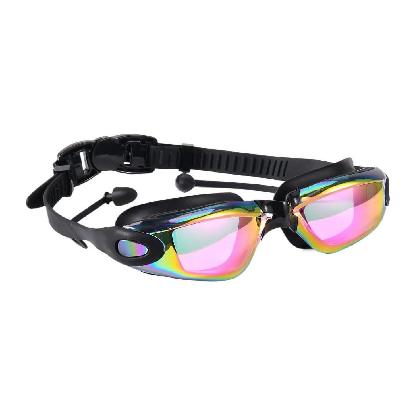 Swim Goggles, 2 Pack Anti-Fog No Leaking Anti-Uv Silicone Swimming Goggles Clear Vision Silicone Swimming Goggles for Kids Women Men Teen Youth
