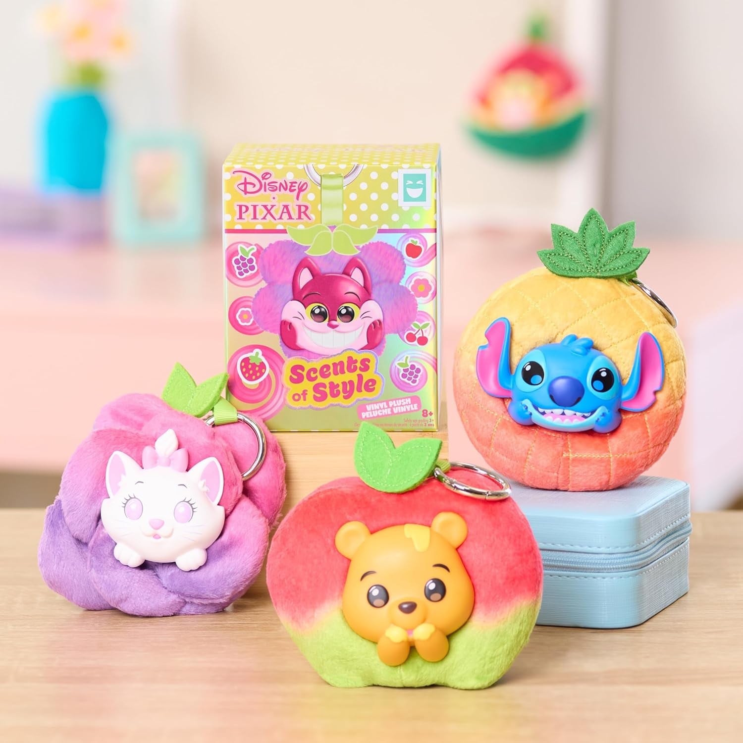 Disney Scents of Style Clip-On Blind Box Plush | Scented Vinyl-Head Plush Clip-On Collectible Toy, 4.5-Inch, Short-Run Drop, Ages 8 and Up