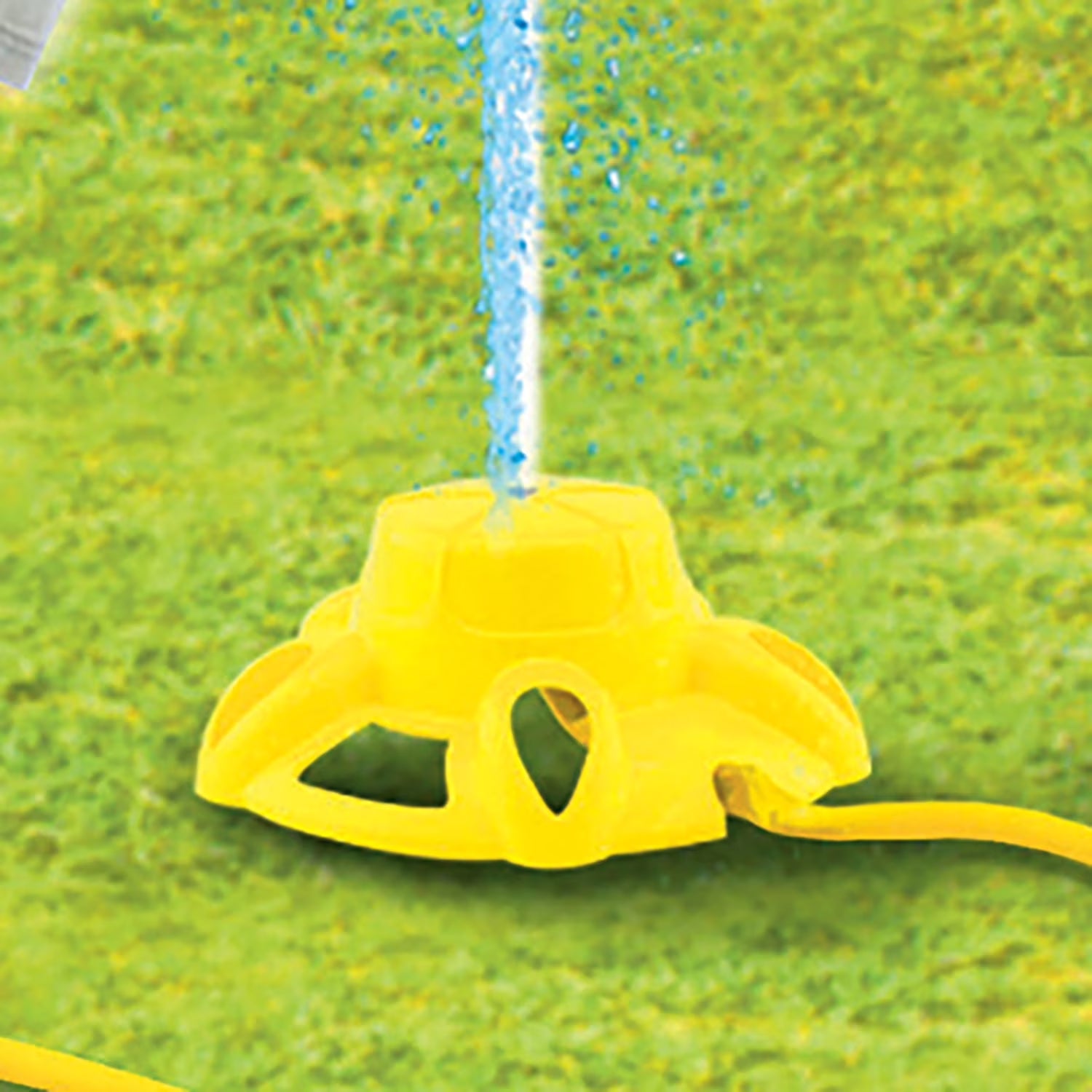 : Water-Powered Splash Rocket Sprinkler - Hovers & Sprays Water, Controllable Launcher, Flies up to 16 Ft, Hose Attaching, Outdoor Toy, Kids 5+