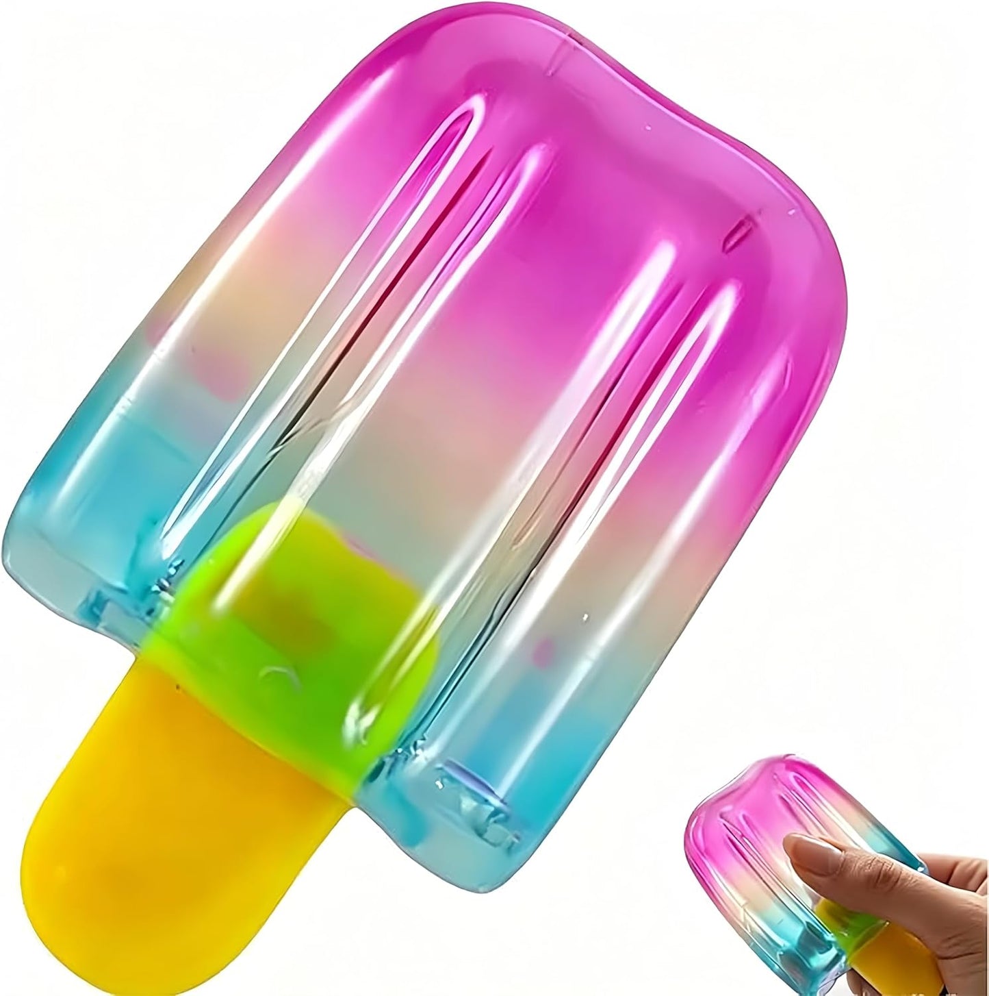 Ice Cream Squeeze Squishy,Summer Cute Sensory Stress Relief Toys,Party Favors for Kids Adults,Squishies Slow Rising Fidget Toy Suitable for Anxiety Stress