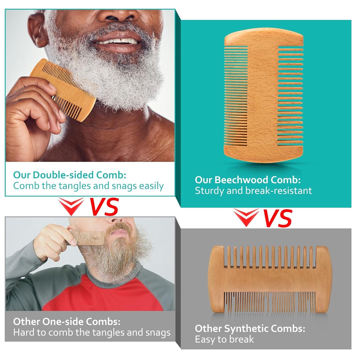 Dad Gifts Fathers Day - Beard Kit with Beard Oil, Balm, Brush, Comb & Bonus Keychain, Men'S Self-Care Set & Constant Keepsake, Birthday Gift for Daddy/Papa, Dad Day Gifts from Kids Daughter Son