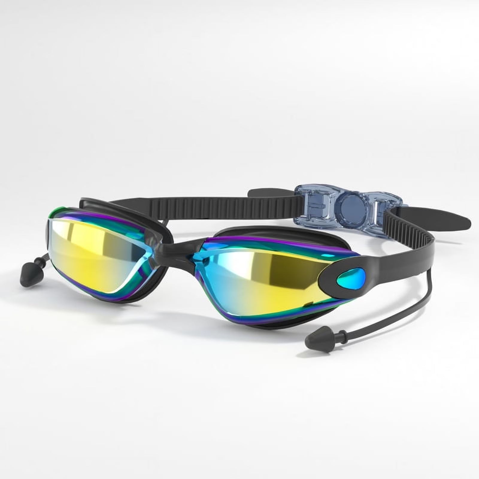 Swim Goggles, 2 Pack Anti-Fog No Leaking Anti-Uv Silicone Swimming Goggles Clear Vision Silicone Swimming Goggles for Kids Women Men Teen Youth