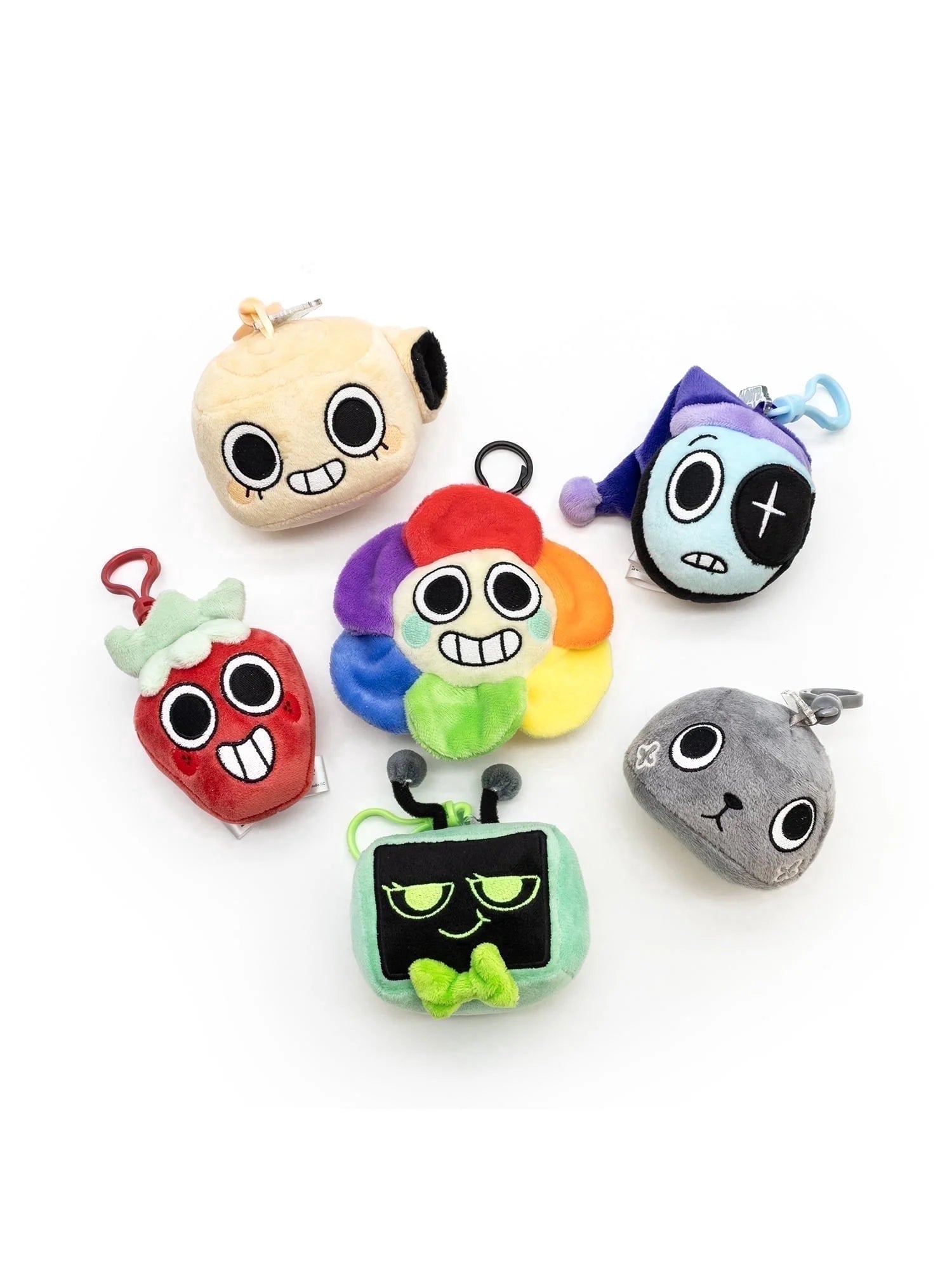 Dandy'S World Single Mystery Plush Bag Clip Keychains - 6 Characters to Collect - Officially Licensed by Culturefly