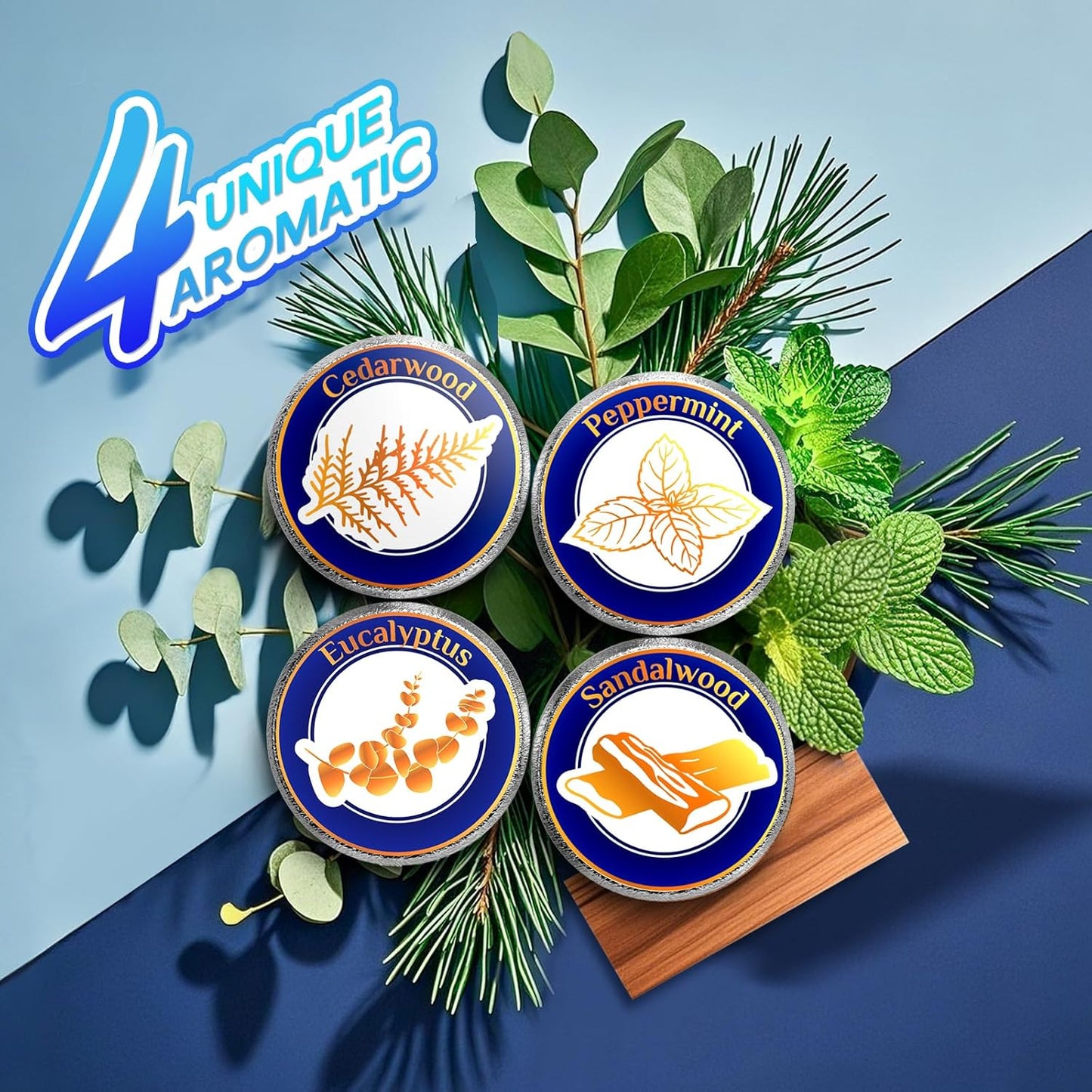 Shower Steamers for Men, 8Pack Father Day Gift for Dad Husband Boyfriend Teen Boys, Shower Bombs Aromatherapy Relaxation SPA Birthday Gifts for Men Him
