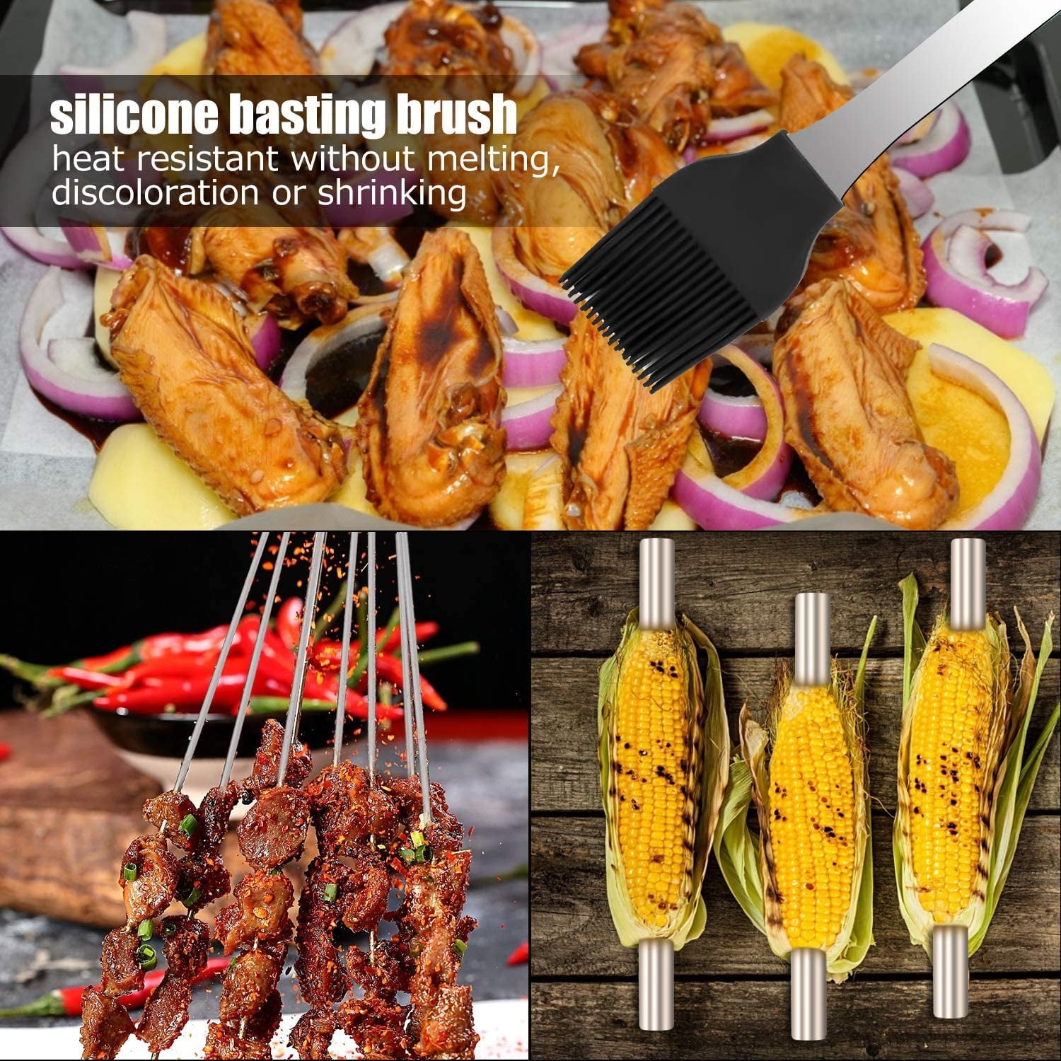 21 Pieces Complete Grill Accessories Kit, Very Best Grill Gift on Birthday Wedding - Professional BBQ Accessories Set for Outdoor Camping Grilling
