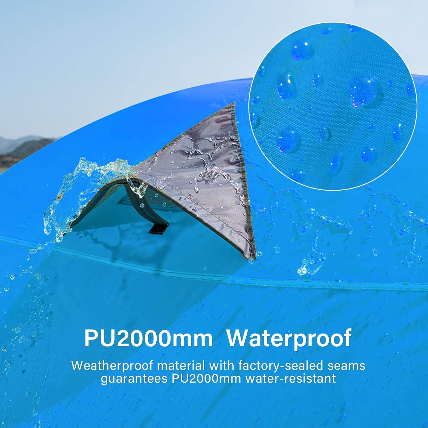 2/4 Person Camping Tent Lightweight Backpacking Tent, Waterproof Double Layer Outdoor Tent with Two Doors, Easy Setup for Camping, Hiking, Hunting & Travel