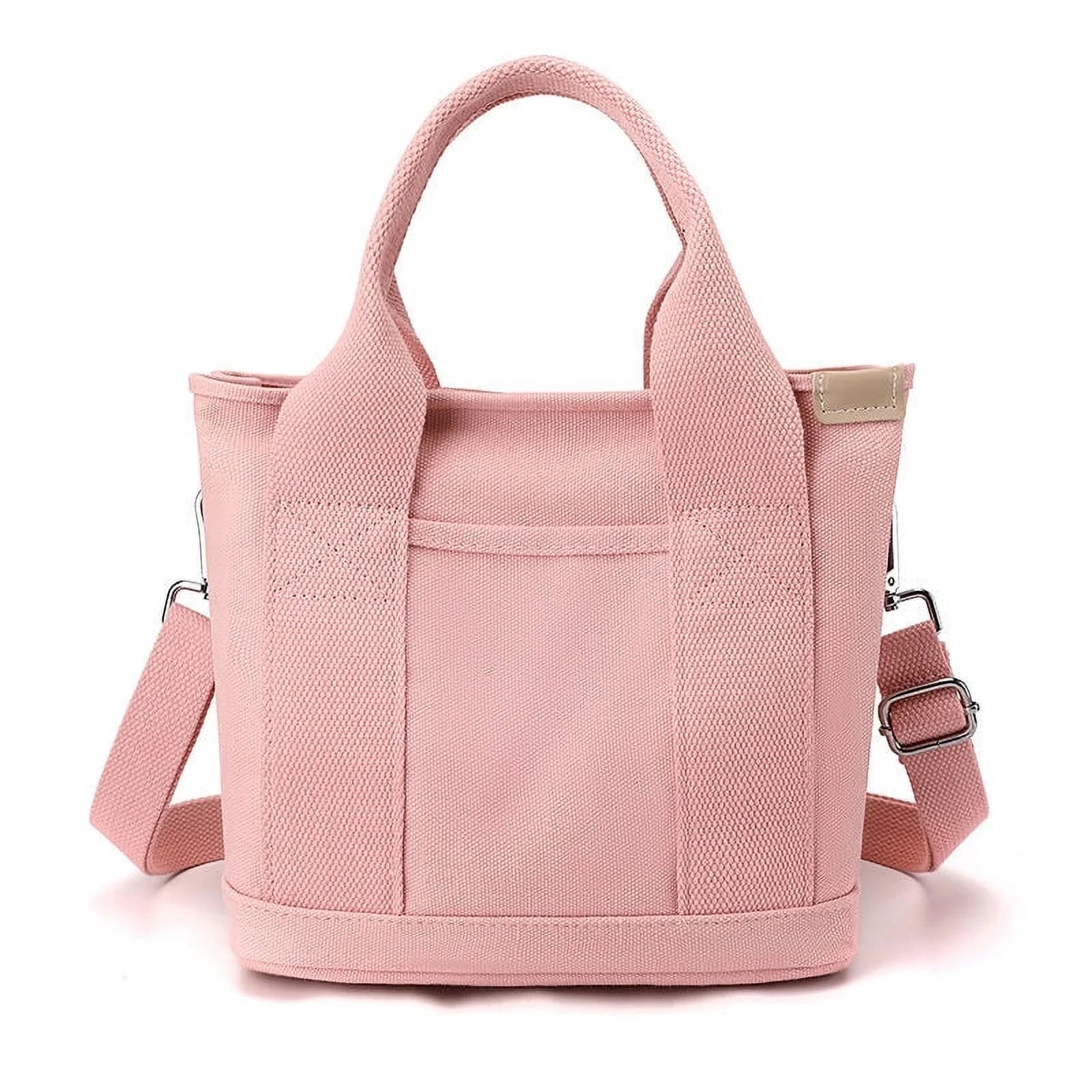 New Large Capacity Multi-Pocket Handbag Women'S Canvas Tote Purses Crossbody Bag Vintage Tote Bags for School