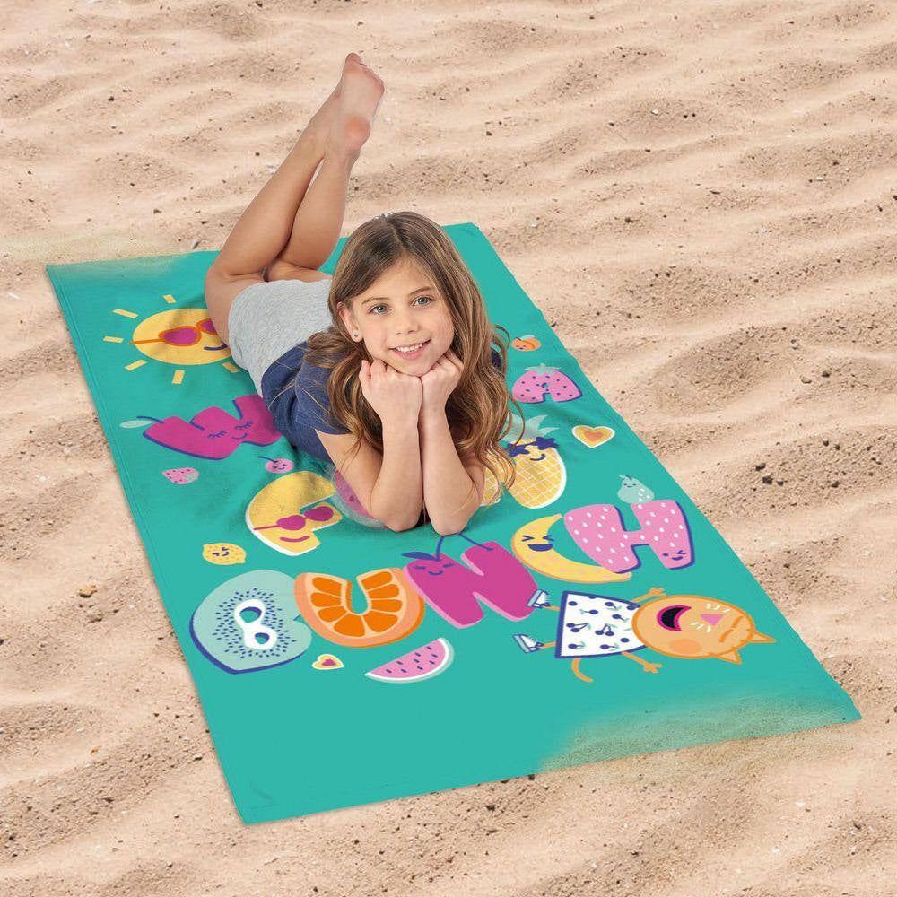 Peppa Pig Fun Bunch Microfiber Beach Towel 30X60 Inches