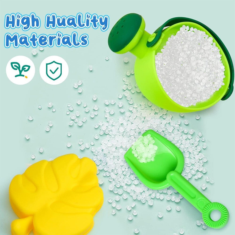 Sand Beach Castle Toys Set for Kids Bucket Shovel Rake Sand Molds Shovel & Rake